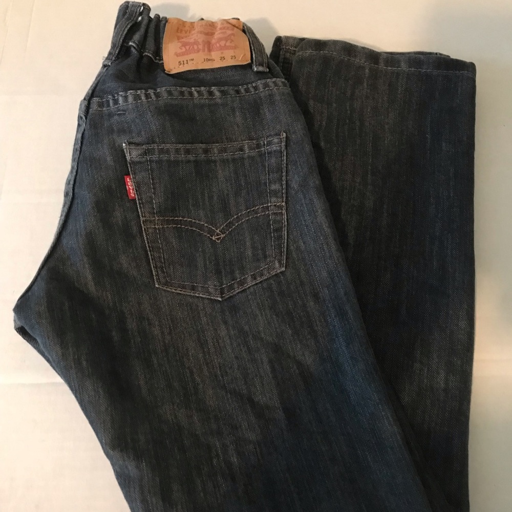 Boys Levi Blue Jeans